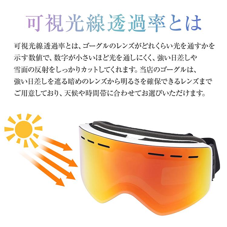 スキーゴーグル スノーボード ゴーグル レディース メガネ対応
