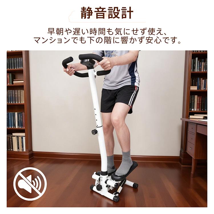 ステッパー ハンドル付き 静音 足踏み 健康器具 ダイエット器具 運動器具 健康ステッパー 足踏み健康器具 ハンドル付きステッパー 高齢者 足の運動器具 テレビ |  | 08