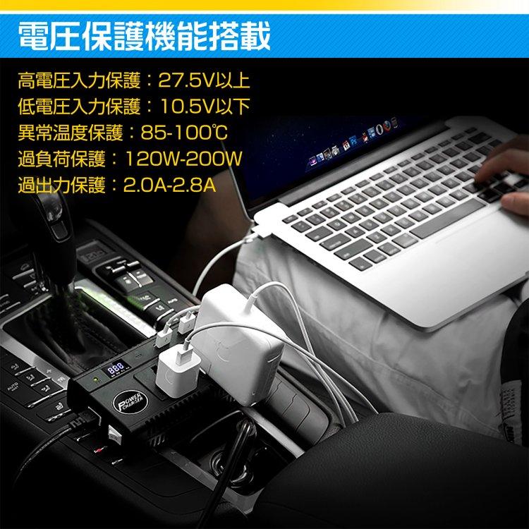 発電機 インバーター カーインバーター 12V 24V 正弦波 dc-ac 車内 160w 高出力 小型 車 アクセサリ usb 100v 電源 交直 車載 シガーソケット コンセント 汎用 |  | 07