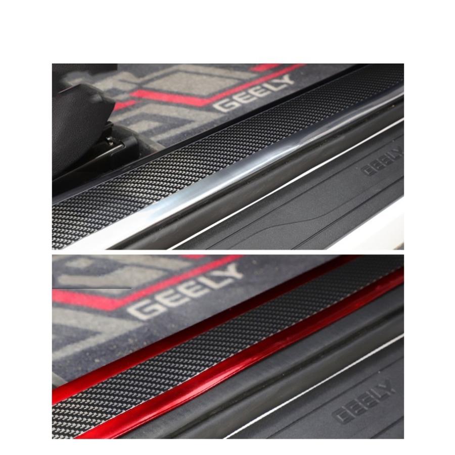 車 ドア 傷防止 サイドステップ 汎用 スカッフプレート ステップガード フィルム 3m 5cm カーボン調 プロテクター エッジモール 保護 Ee246 Ee246 Fkstyle 通販 Yahoo ショッピング