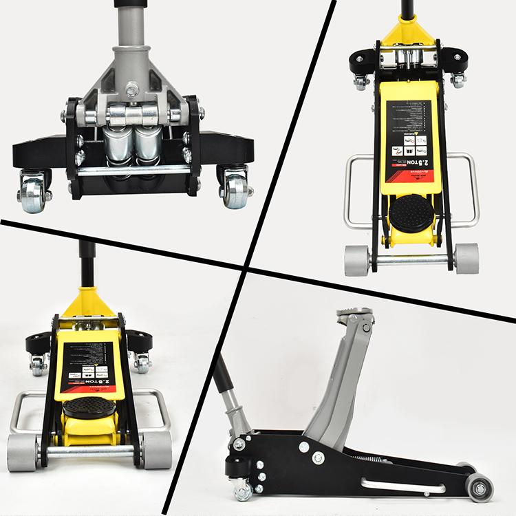 ジャッキ 油圧ジャッキ ガレージジャッキ フロアジャッキ 2.5t 車 ローダウンジャッキ ジャッキアップ 低床ジャッキ 工具 タイヤ交換 465mm 85mm 車載 安い |  | 09