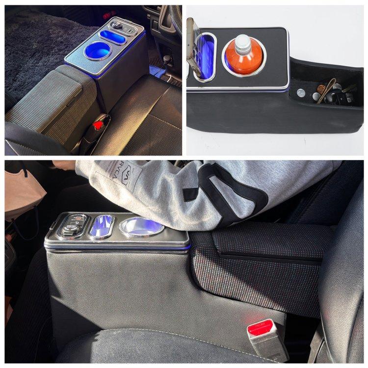スペーシアカスタム スペーシア コンソールボックス フレアワゴン LED ライト センターコンソール カー用品 車 スマホホルダー アームレスト シガーソケット usb |  | 11