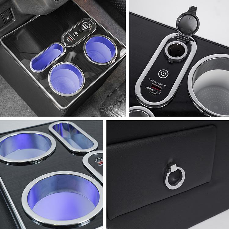 スペーシアカスタム スペーシア スペーシアギア コンソールボックス LED ライト センターコンソール カー用品 車 スマホホルダー シガーソケット usb 増設 内装 |  | 14