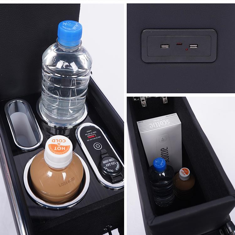 フリード gt コンソールボックス パーツ e:HEV GT5 GT6 GT7 GT8 スマホホルダー 車 センターコンソール LED ドリンクホルダー コンソール 内装 車載 大容量 | フリード | 13