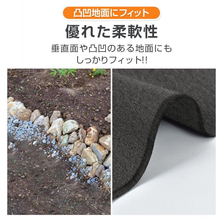 いちごミルク　防草シート１ｍ×３０ｍ ３５０G ピン＋ワッシャー50個付き いちごミルク 防草シート1m×30m 350G ピン＋ワッシャー