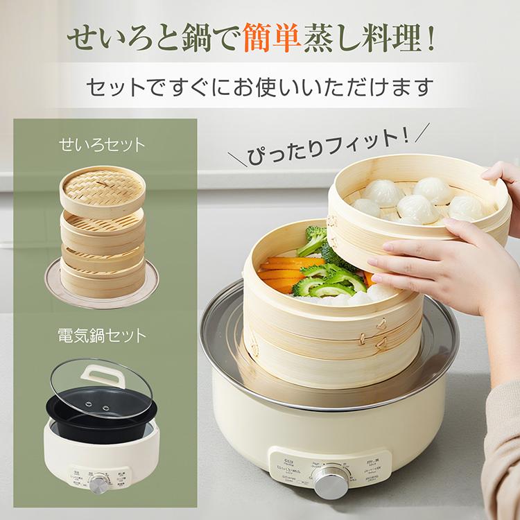 せいろ せいろ蒸し器 21cm 受け台 蒸し器 ステンレス 竹 5点 蒸篭 蒸し