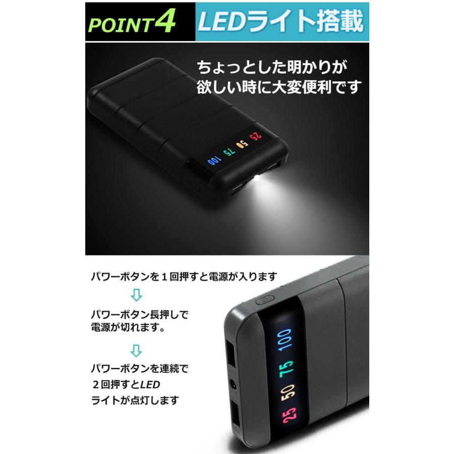 モバイルバッテリー 大容量 mah 2ポート 充電 持ち運び Ledライト 残量確認 液晶 携帯 スマホ ポケモンgo Mb085 Mb085 Fkstyle 通販 Yahoo ショッピング