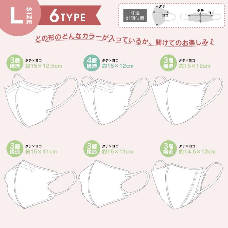 マスク 福袋 2025 不織布 立体 不織布マスク 450枚 おしゃれ 立体マスク 小さめ 3dマスク バイカラー 不織布カラーマスク カラーマスク 大きめ 使い捨てマスク | Hill Stone | 06