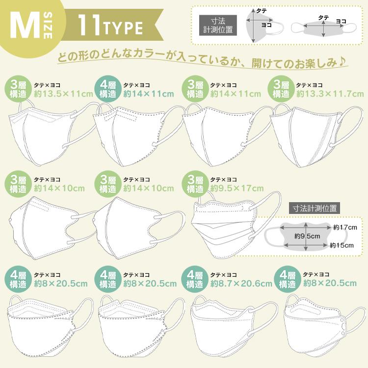 マスク 福袋 2025 不織布 立体 不織布マスク 450枚 おしゃれ 立体マスク 小さめ 3dマスク バイカラー 不織布カラーマスク カラーマスク 大きめ 使い捨てマスク | Hill Stone | 07