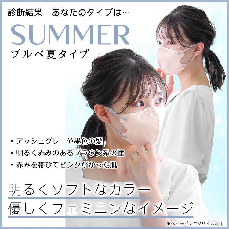 Hill Stone 小顔マスク 3D 3D立体マスク バイカラー マスク 40枚