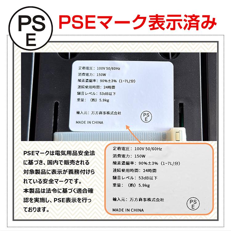 酸素吸入器 酸素発生器 93% 7L 酸素発生機 携帯用 高濃度 霧化