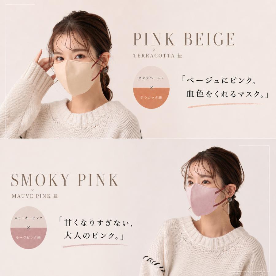 FANCYSHARP MASK マスク 不織布 40枚 冷感マスク 小顔見え バイカラー