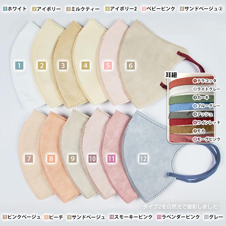 マスク 不織布 3D 5D 立体 小顔 20枚 30枚 バイカラー 血色 両面同色 夏 3層 4層 メンズ レディース 小顔 蒸れない おしゃれ 小さめ 99%カット 花粉症 快適 | FANCYSHARP MASK | 08