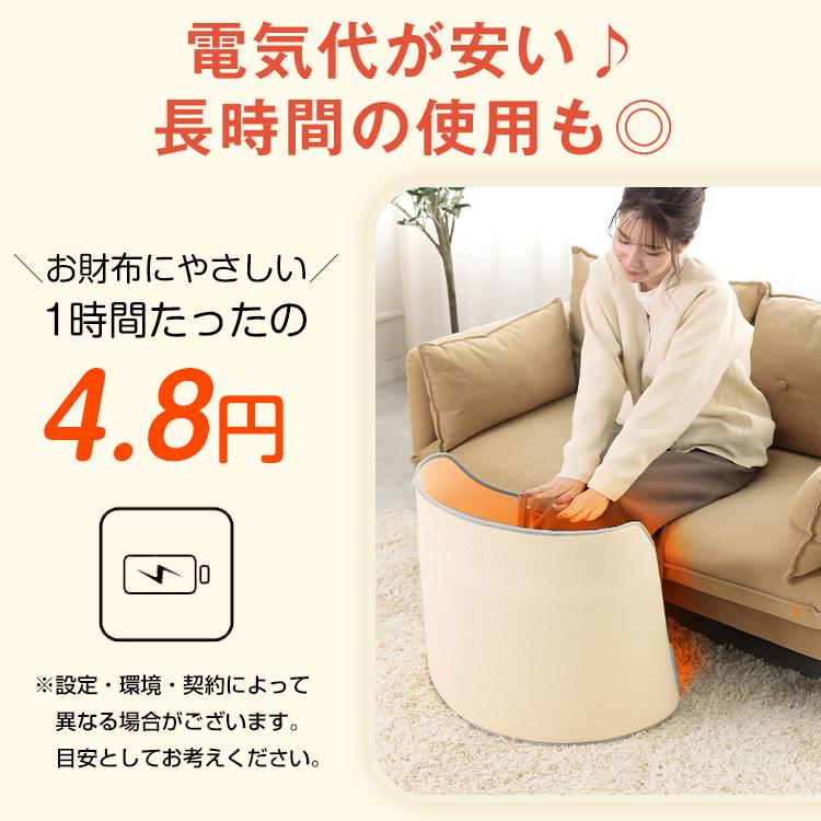 テーブル型電気ヒーター 新春SALE 2026最新改良版】パネルヒーター 足元 ラウンド型 デスク