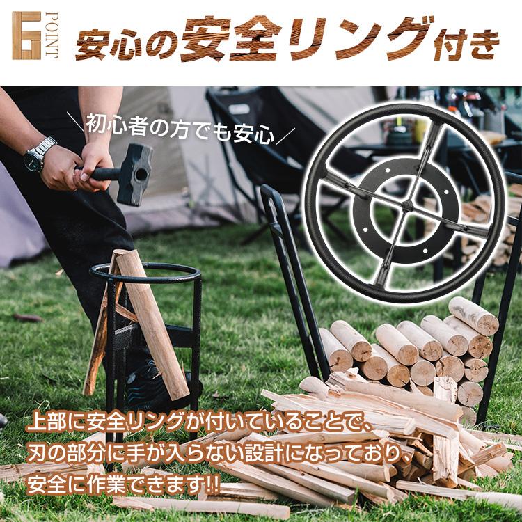 薪割り機　薪割り　薪ストーブ　などに 薪割り機 薪割り クサビ 4分割 くさび 薪割りクサビ 両断クサビ 手動