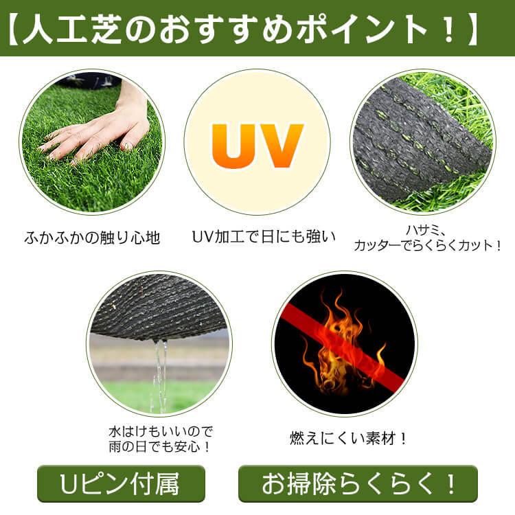 あなたにおすすめの商品 マット 人工芝 10m ロール 幅2m 芝丈38mm U字ピン42本付 防草 芝生 リアル 庭 ガーデニング ベランダ バルコニー 床 排水穴 春 夏 Diy Od441 Wantannas Go Id