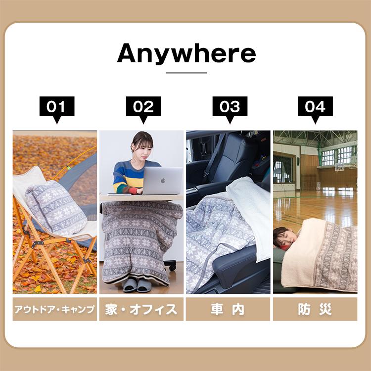 Hill Stone 着る毛布 毛布 寝袋 暖かい 冬用 防寒 最強 コンパクト