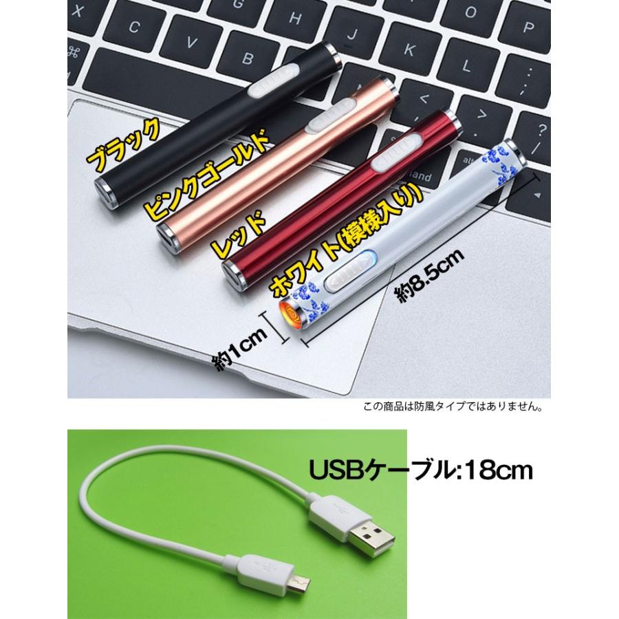 ライター 電子ライター usb充電式 スリムライター 小型ライター おしゃれ usbライター 電子 キャンプライター スリム 着火ライター アウトドア タバコ 電熱式 |  | 08