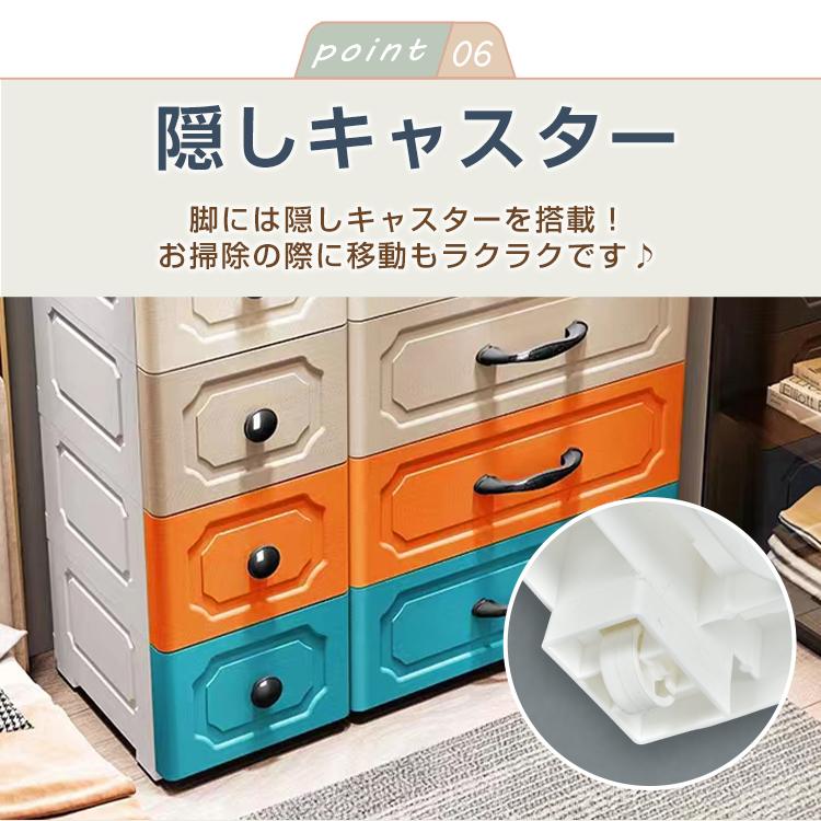 リビング チェスト おしゃれ 4段 収納 ボックス 衣類 衣装 ランドリー
