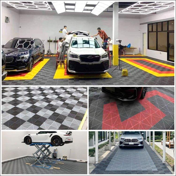 ガレージタイル 40枚セット ガレージマット フロアタイル 倉庫 タイル 床タイル ガレージ 床 マット フロアマット リノベ 車庫 バイクガレージ 駐車場 バイク 車 |  | 18