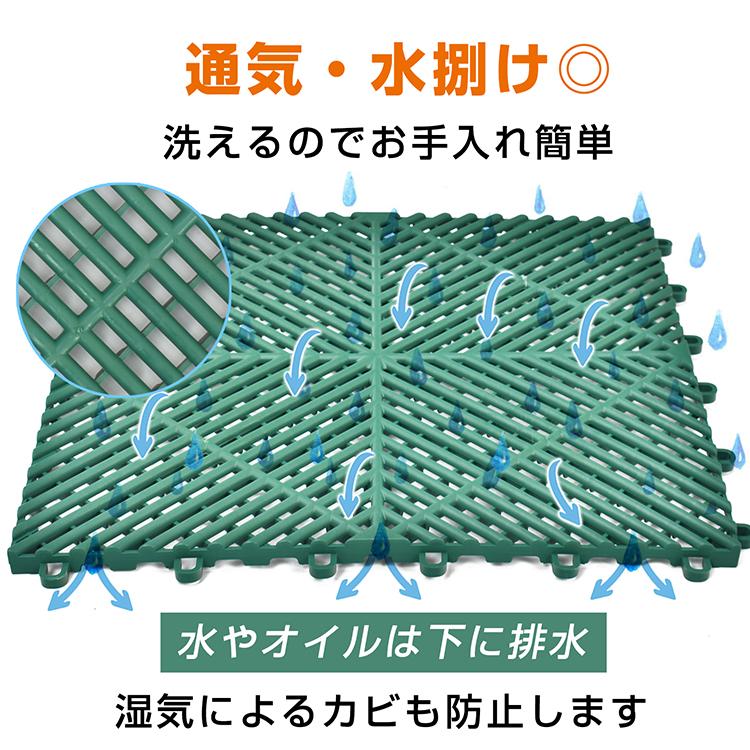 ガレージタイル 40枚セット ガレージマット フロアタイル 倉庫 タイル 床タイル ガレージ 床 マット フロアマット リノベ 車庫 バイクガレージ 駐車場 バイク 車 |  | 11