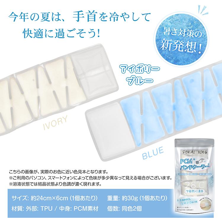 熱中症対策グッズ 手首 サポーター 保冷剤 冷却グッズ クールリング