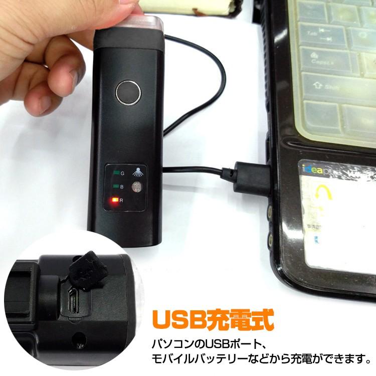 自転車 センサー ライト usb 防水 充電式 オート 自動点灯 明るい ヘッドライト ハイライト ローライト SOS 懐中電灯 サイクリング 点滅 アクセサリー sl063 |  | 06