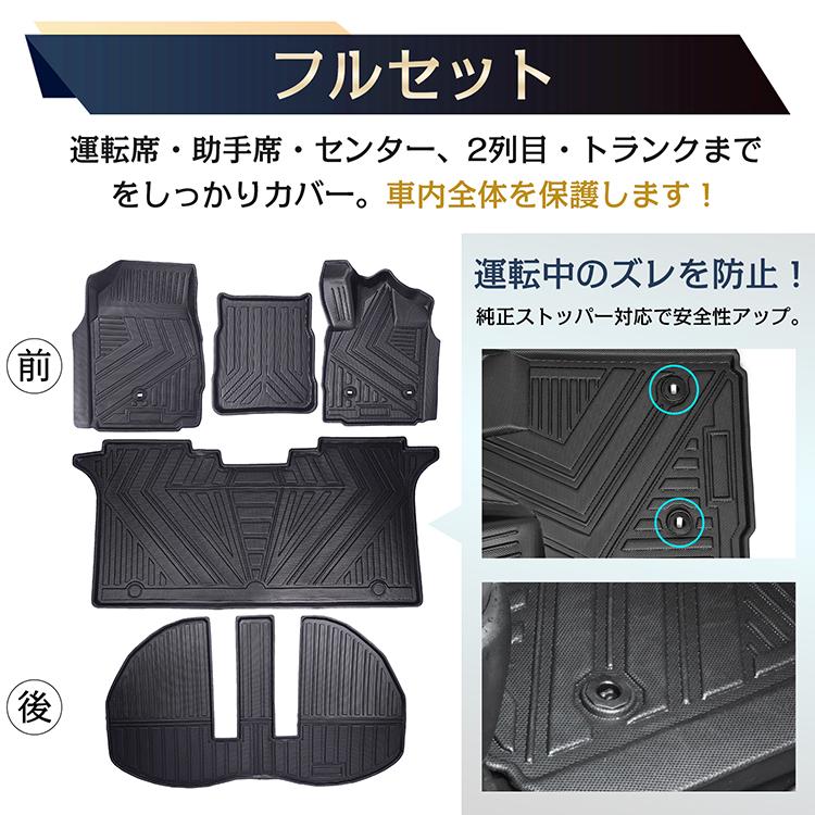 アルファード ヴェルファイア トヨタ 30系 防水 3dフロアマット マット