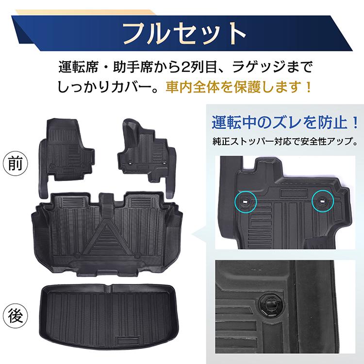 ホンダ N-BOX N-BOXカスタム JF3 JF4 NBOX 防水 3dフロアマット 5d