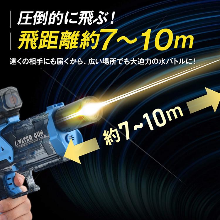 高性能水鉄砲！　水がちゃんとした玉として出る！
YouTubeでも出たやつです！ 光る、震える、水が飛ぶ。令和最新の｢水鉄砲｣がやたらハイテクで楽し