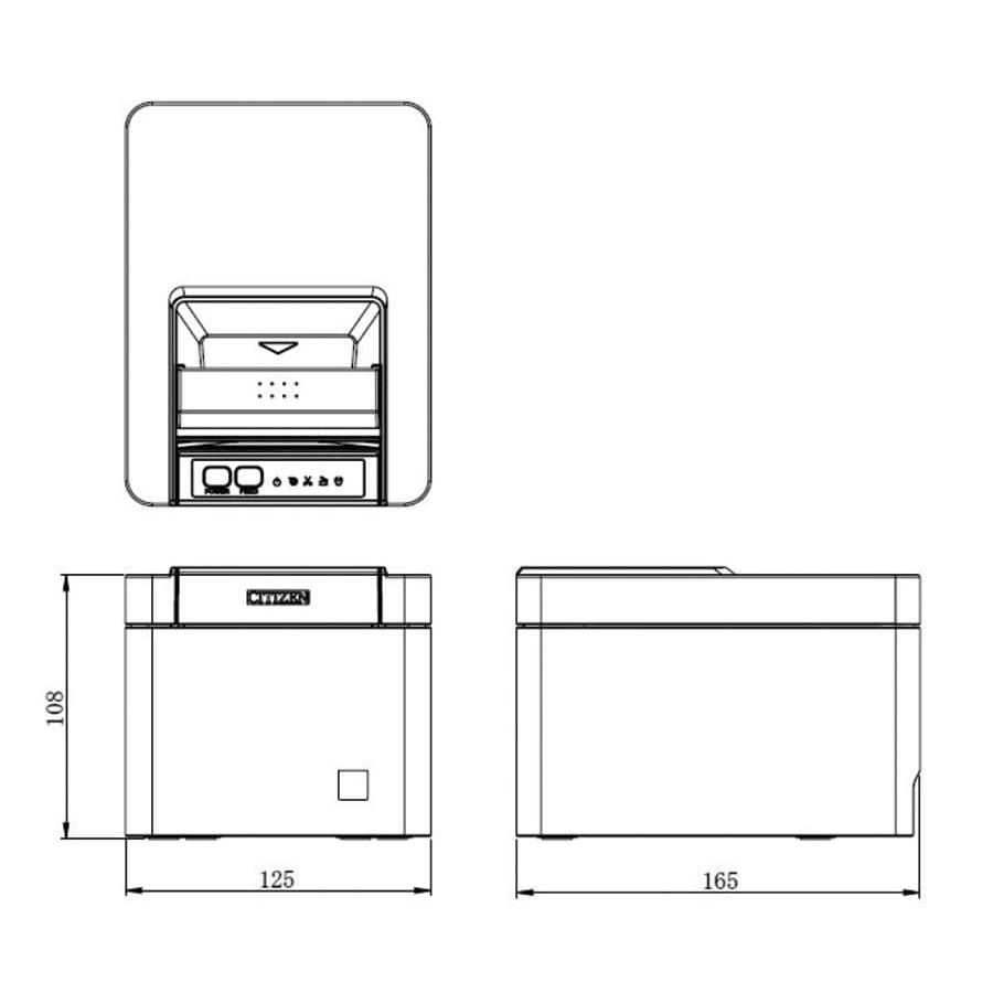 CT-E601RSJ シチズンシステムズ レシートプリンター USB・RS232C | シチズン・システムズ | 07