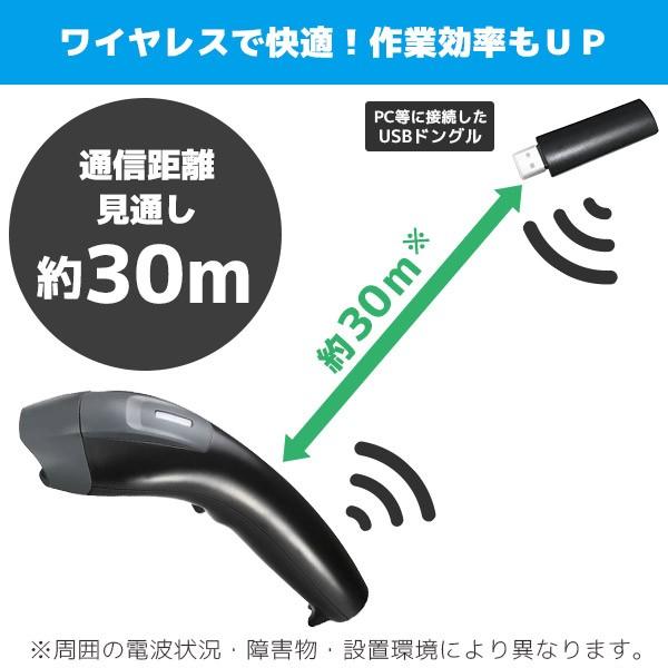 セット割 KD-5230ZB エフケイシステム QR対応 ZigBee規格 無線バーコードリーダー USB通信機付き FKsystemの画像