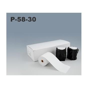 P-58-30 三栄電機 純正レシート感熱ロール紙10巻 幅58mm 外径50mm 内径