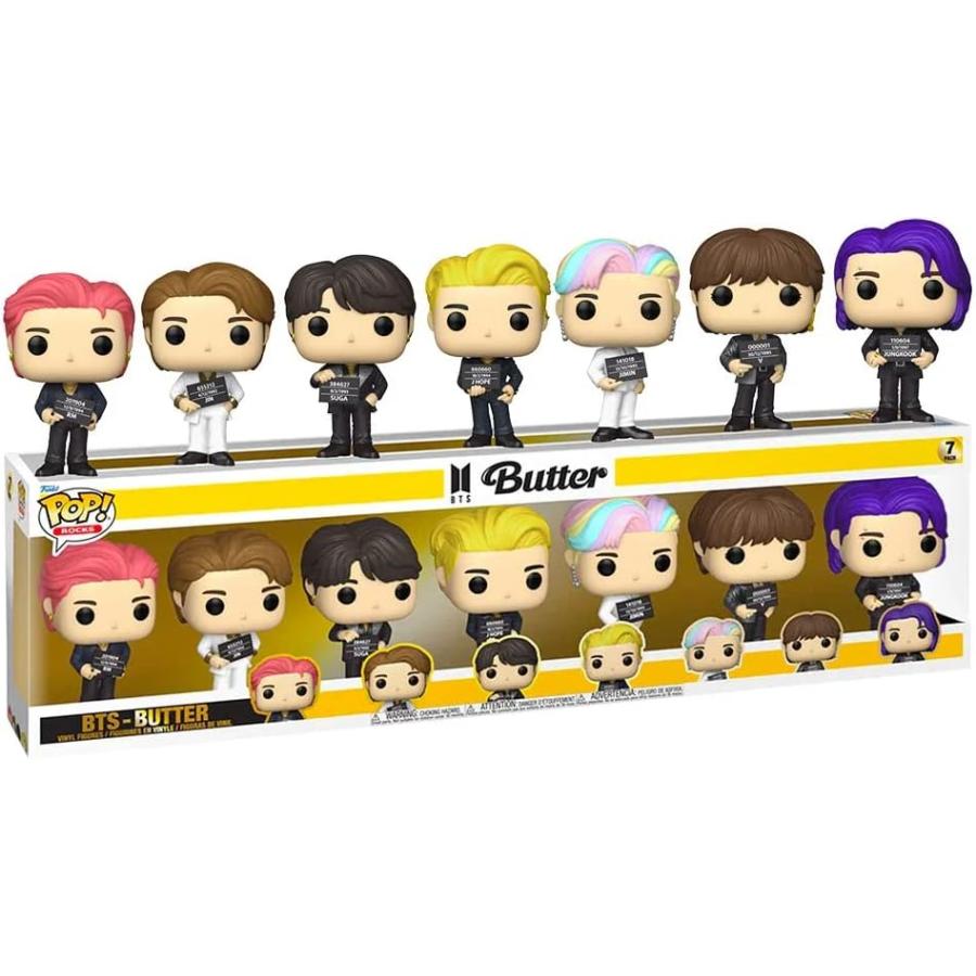 未開封品 Funko POP! BTS Butter フィギュア 7個セット Amazon.com: Funko POP! Rocks: BTS Butter - Jin - 7pk