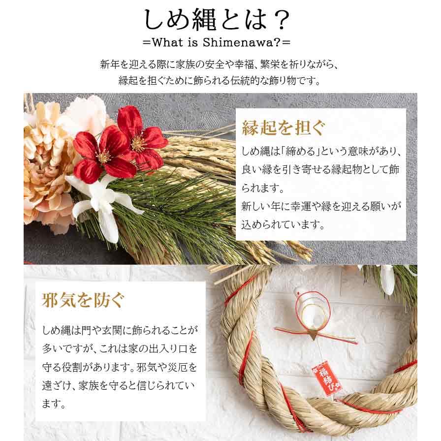 FLABEL お正月飾り しめ飾り 干支注連縄 おしゃれ しめ縄 リース FLABEL お正月飾り しめ飾り 干支注連縄 おしゃれ しめ縄 リース