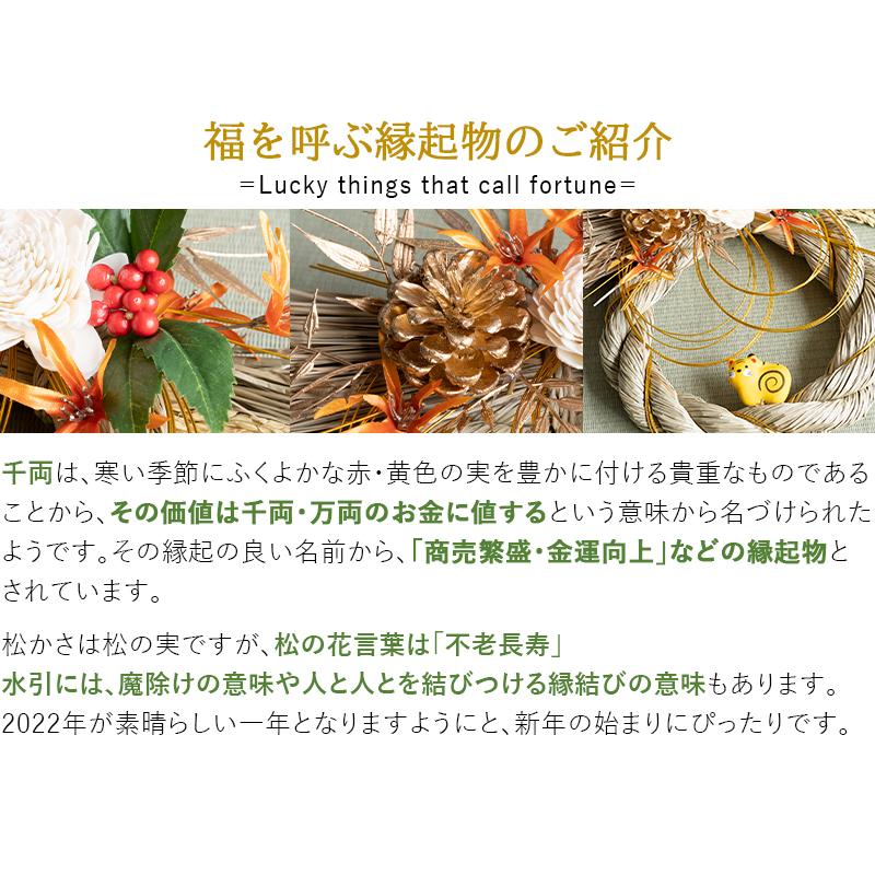 お正月飾り しめ飾り 干支注連縄 おしゃれ しめ縄 リース 玄関 ドア 正月飾り お正月リース しめ縄飾り 9047 Flabel 通販 Yahoo ショッピング
