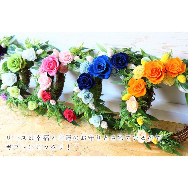プリザーブドフラワー ナチュレリース バラ ブリザードフラワー リース 花 誕生日 プレゼント 新築祝い 結婚祝い ギフト 9055 Flabel 通販 Yahoo ショッピング