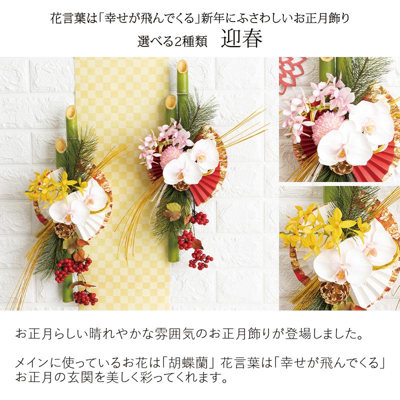 お正月飾り 迎春 胡蝶蘭 正月飾り 玄関 ドア おしゃれ しめ縄 しめ飾り 注連縄 9131 Flabel 通販 Yahoo ショッピング