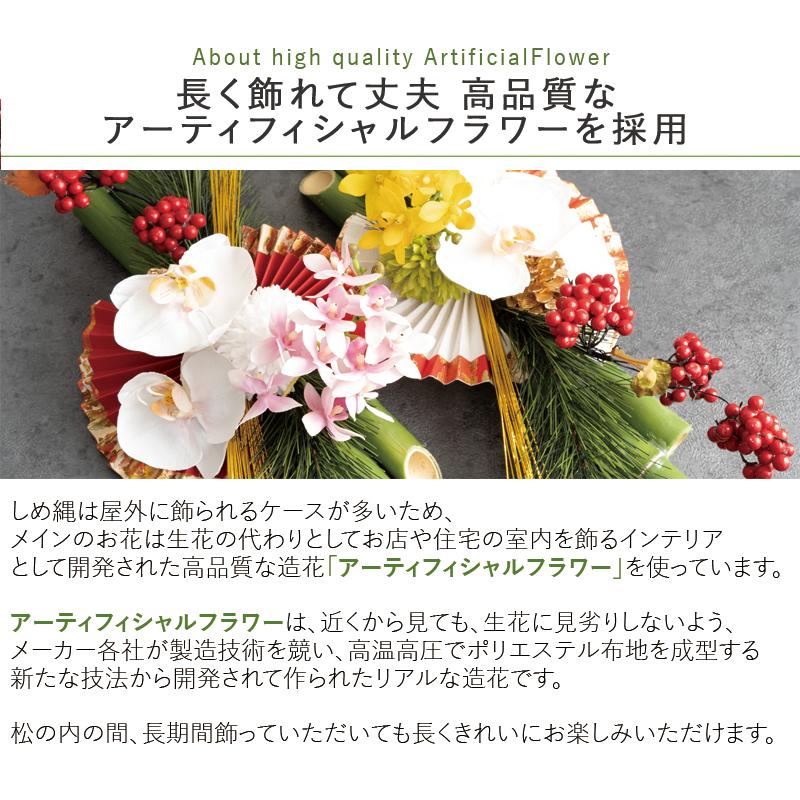 FLABEL お正月飾り 迎春 胡蝶蘭 正月飾り 玄関 ドア おしゃれ