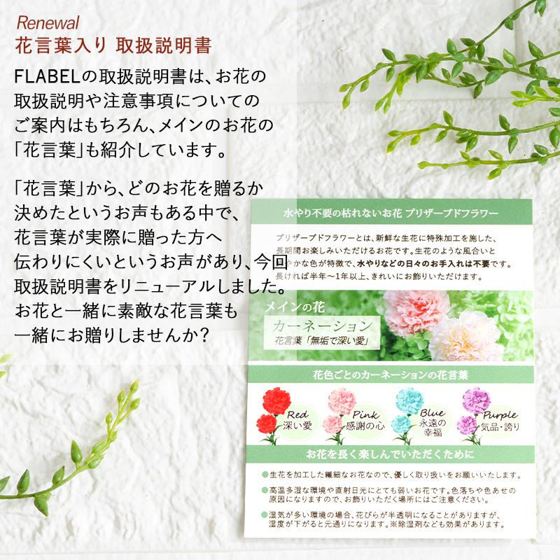 母の日 22 花 プリザーブドフラワー プレゼント ギフト カーネーション フラワーボックス Prienjou と 今治産 ハンカチ セット 9141 Flabel 通販 Yahoo ショッピング