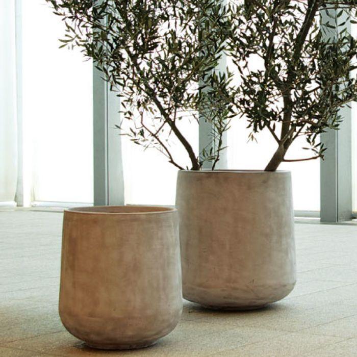 12号用 植木鉢 キューブ Cube 43 テラメント 軽量 大型 プランター