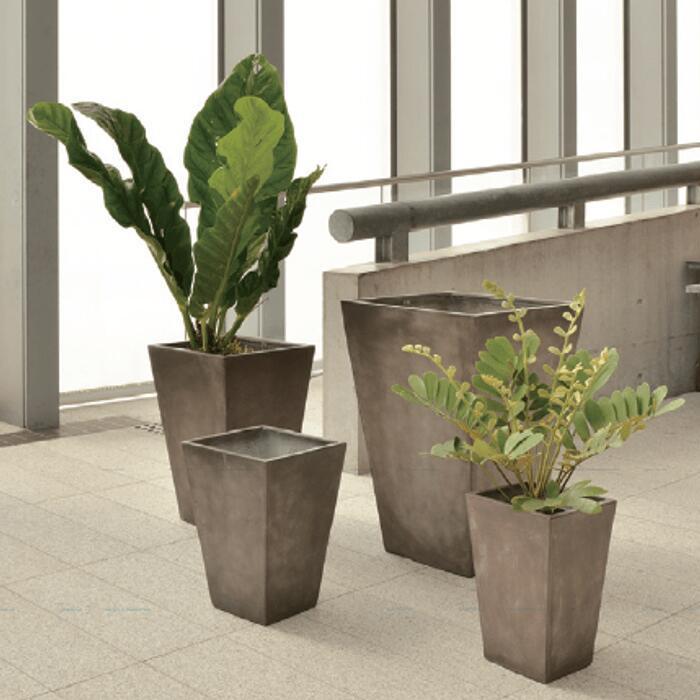 8 9号用 植木鉢 トール スクエア Tall Square 46 テラメント 軽量 大型 プランター 植物 おしゃれ 鉢 屋外 屋内 大きい 鉢カバー 観葉植物 庭木 バルコニー 910 127 ふらここ植物エアプランツ鉢食器店 通販 Yahoo ショッピング
