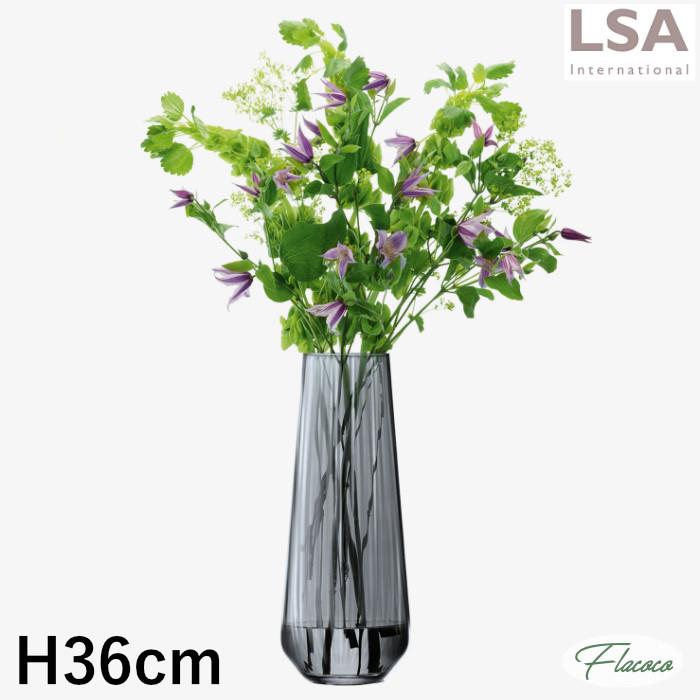 LSA ガラス花瓶 造花 有名メーカー定価50,000円
