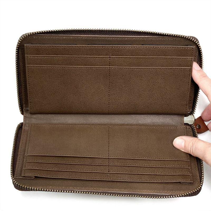 猫のダヤン ラベルパンチスマートラウンド財布~茶~ |  | 02