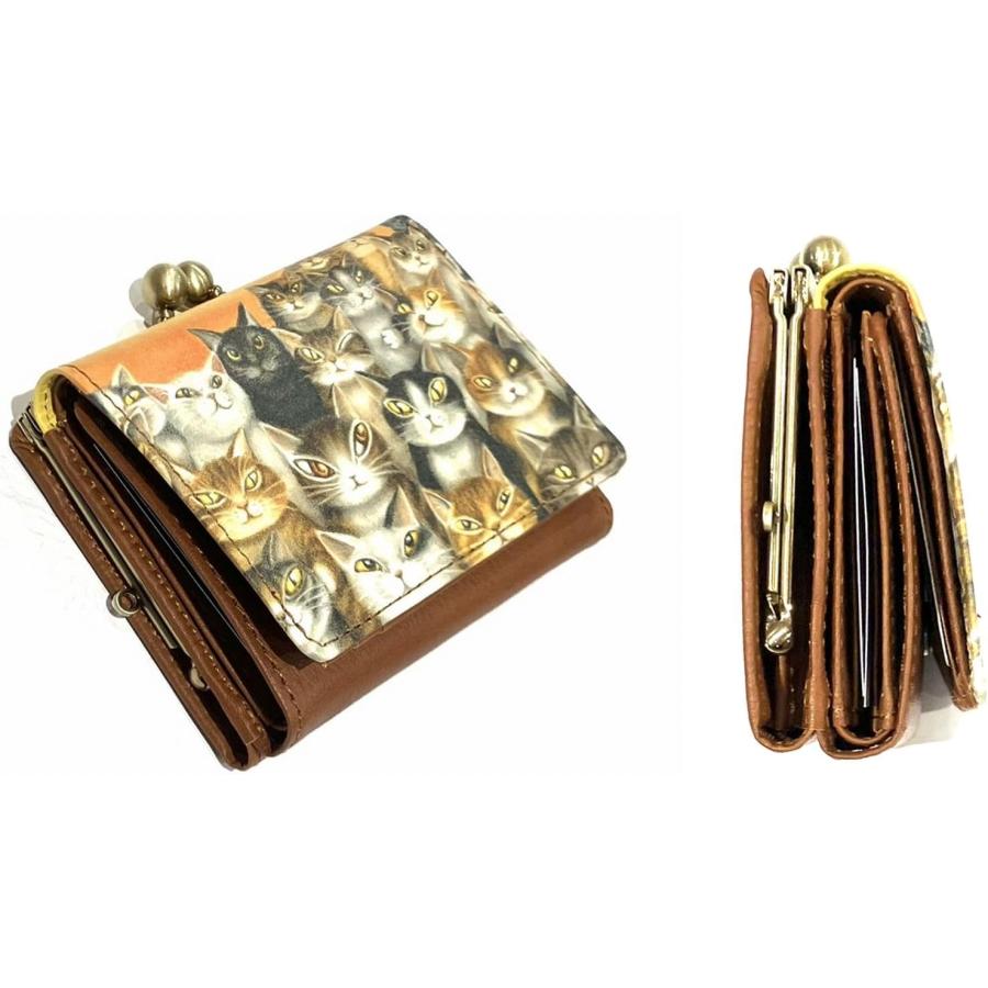 猫のダヤン がま口 三つ折り福財布~ねこのしま~ |  | 03