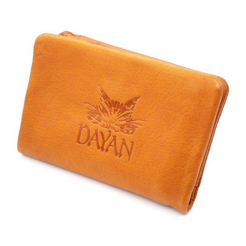 猫のダヤン やわらかＤ折り財布~茶~ | 