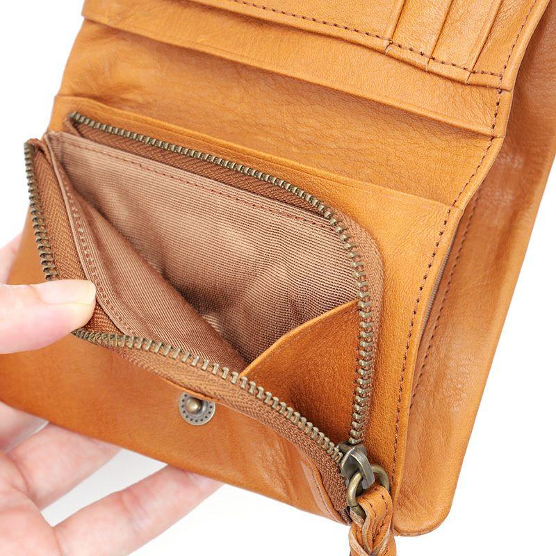 猫のダヤン やわらかＤ折り財布~茶~ |  | 05