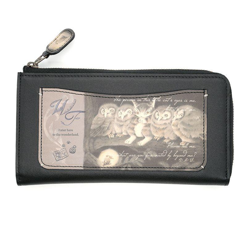 猫のダヤン スマートＬ字財布~ふくろう~ | 