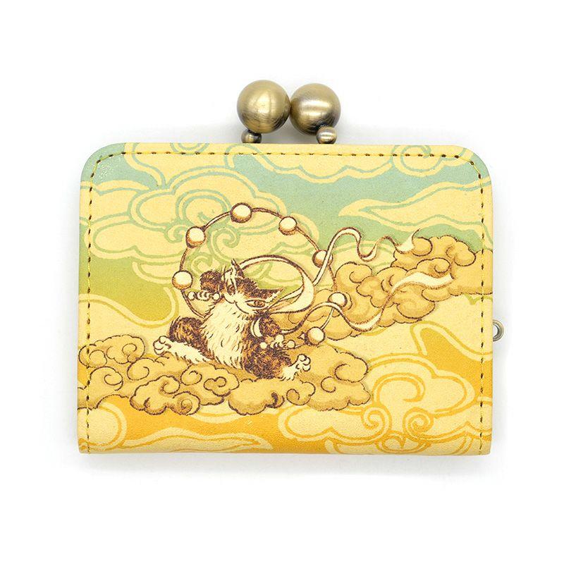 猫のダヤン 風神雷神がま口福小銭 |  | 01