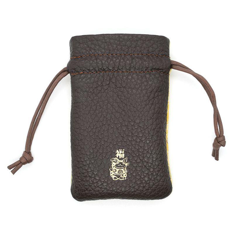 猫のダヤン 風神雷神福革巾着 |  | 02
